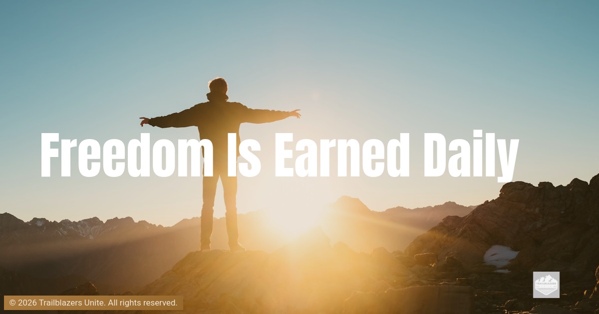 Freedom Is Earned Daily
